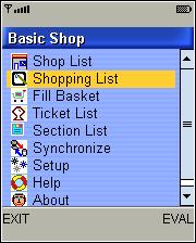 Shopping List Shopping List