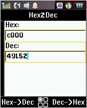 Hex2Dec Hex2Dec